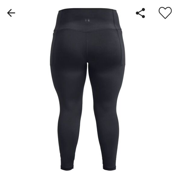 UnderโArmour Plus Rival Fleece Sweatshirt & UA Meridian Fitted Leggings Set 3X - Picture 12 of 16